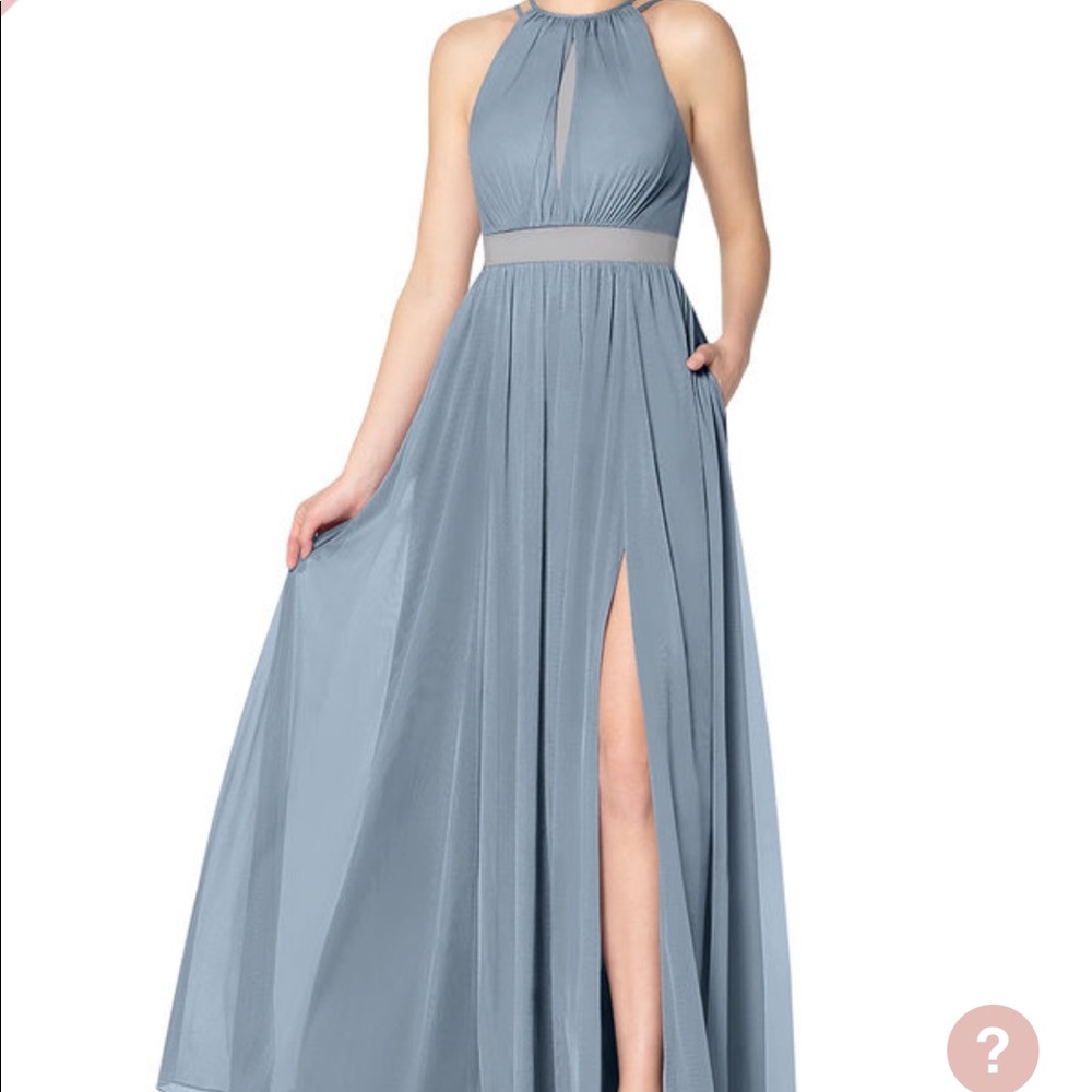 Azazie Dusty Blue Bridesmaid Dress